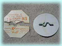 1993 Beach Badge